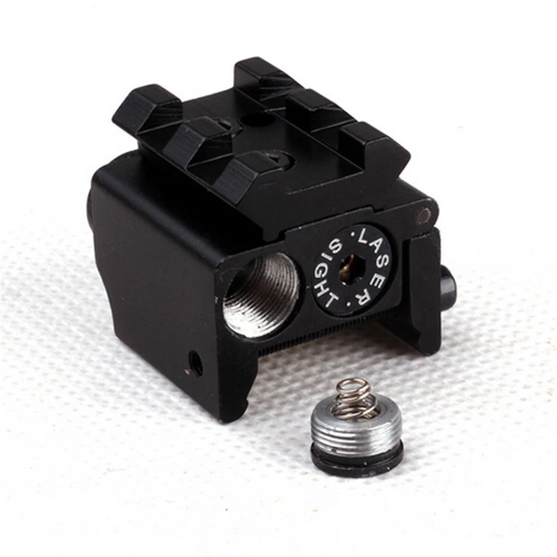 Мини Регулируемый Компактный Тактический лазерный прицел с красной точкой