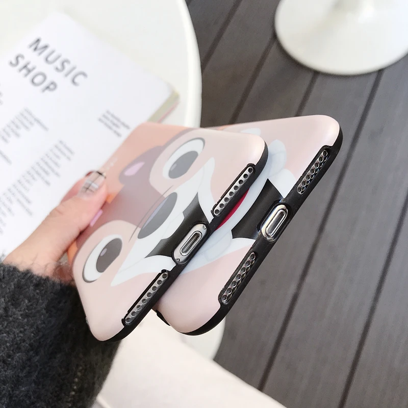 Мультяшный Chipmunk чехол для iPhone X XS MAX XR 7 8 Plus милый Coque чип и Дейл белка чехол для iphone 8 7 6 6s Plus Fundas