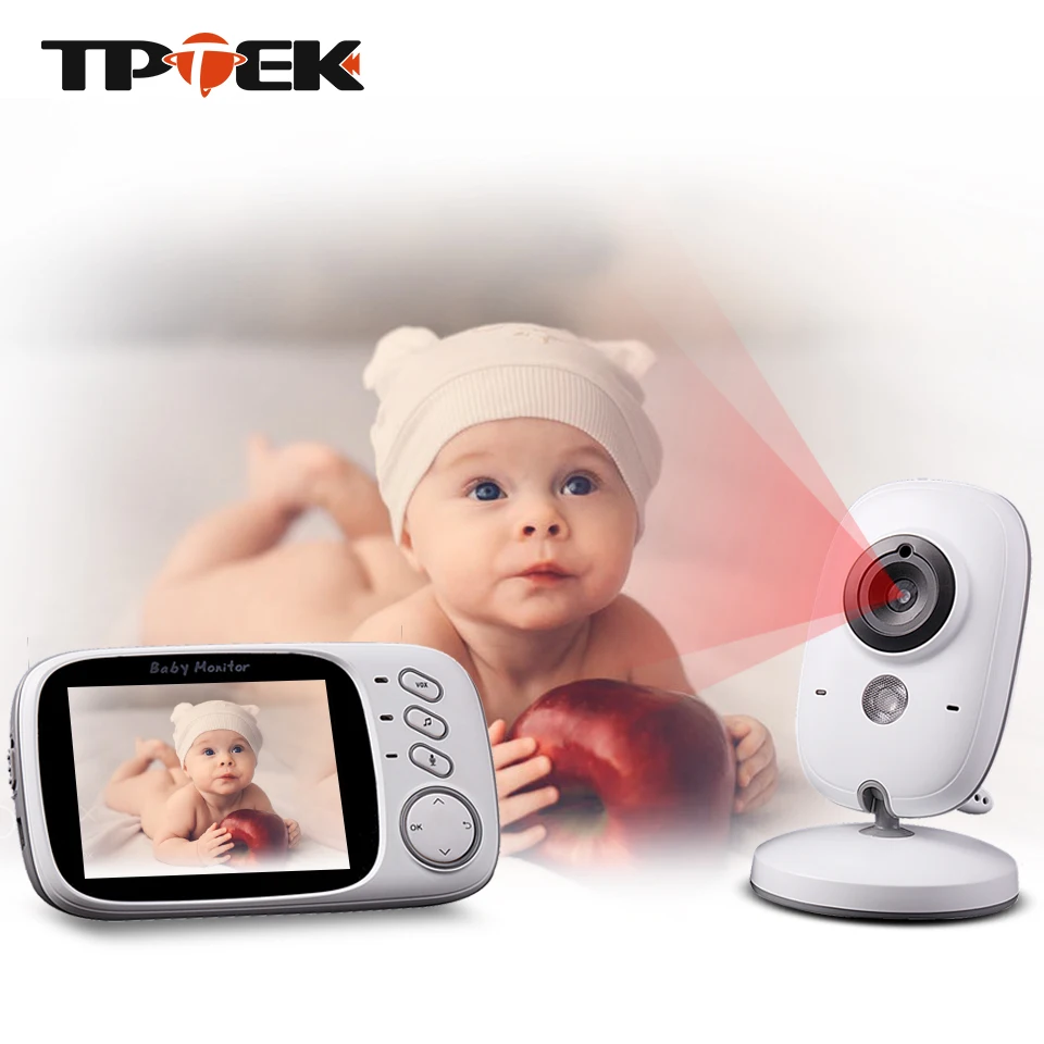 Камера видеонаблюдения для няни беспроводная с функцией ночного видения 3 2 дюйма