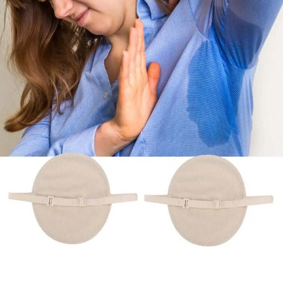 Многоразовые хлопковые вкладыши для подмышек с защитой от пота впитывающие