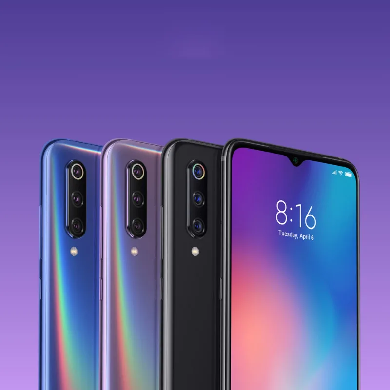 Оригинальная глобальная версия Xiaomi Mi 9 6 ГБ 64 Snapdragon 855 48MP AI тройная камера
