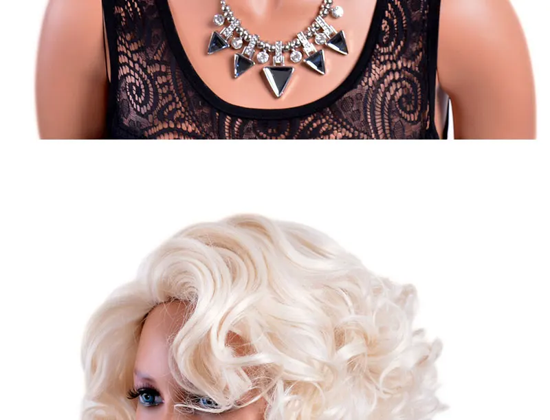 MSI Wigs кудрявые короткие парики белого цвета Американский африканский синтетический парик Омбре для пожилых женщин высокая температура волокна