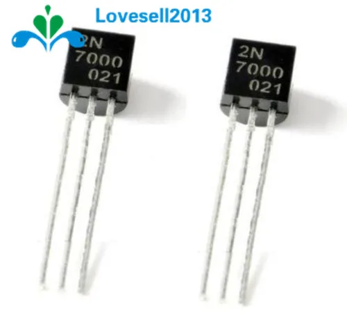 

50PCS 2N7000 TO-92 MOSFET N-CHANNEL 60V 0.2A Transistor