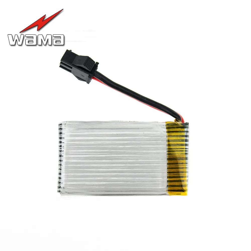 

2x Wama 602540 500 мАч литий-полимерный аккумулятор 7,4 V Перезаряжаемые батареи заменить для F183 H8C RC самолет дистанционного Управление самолета порт...