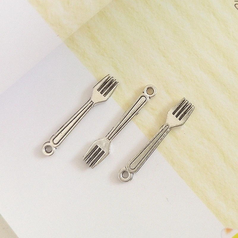 50 шт. серебряные вилки для кукольного домика | Дом и сад