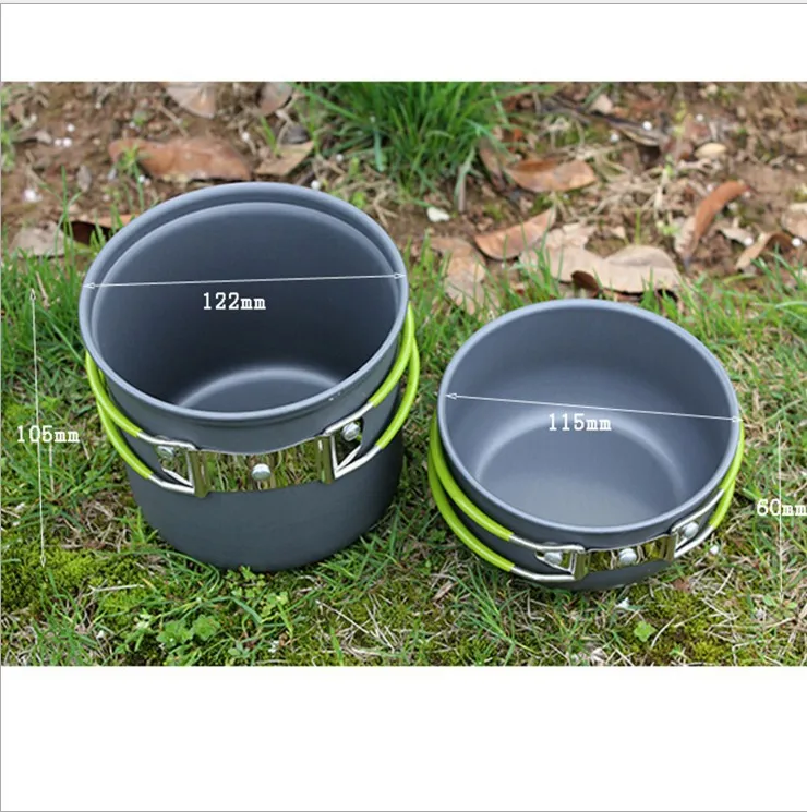 AOTU кемпинг наборы Пан наряд один антипригарный горшок серии портативный набор