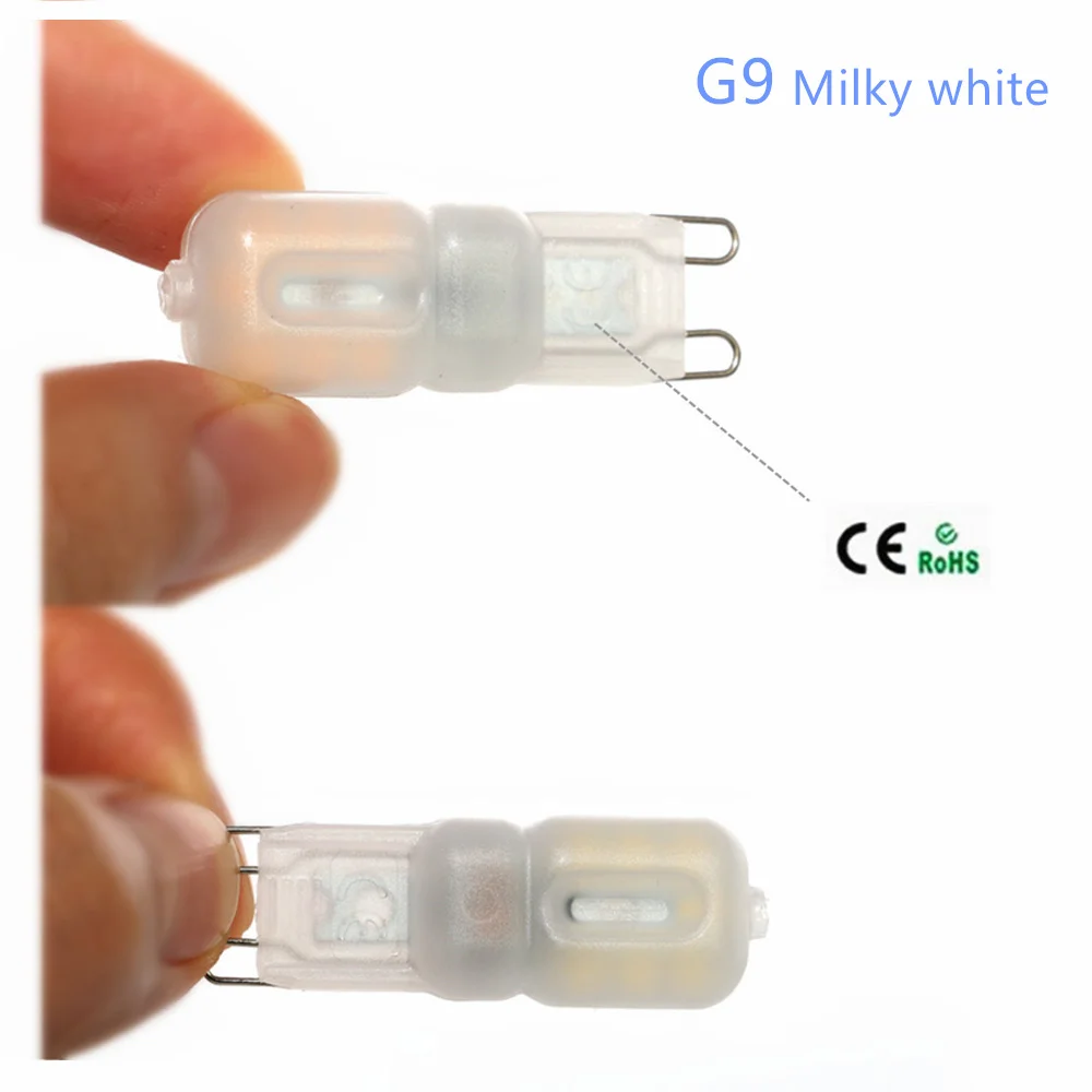 2 шт. G4 Светодиодная лампа Мини G9 DC 12 В/AC 220 В SMD2835 прожектор люстра высокое качество