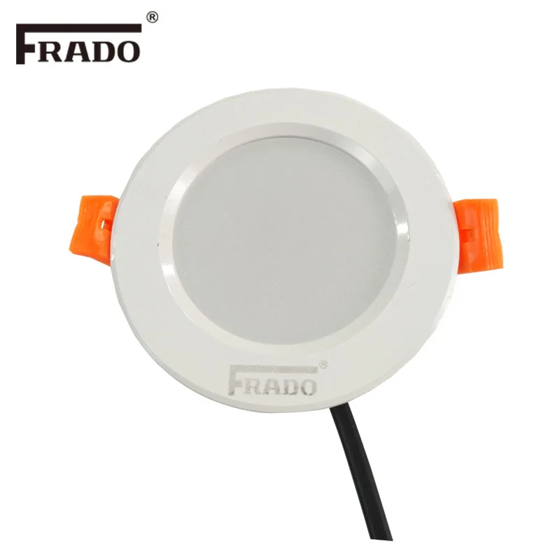 Круглая Встраиваемая Светодиодная лампа направленного света 3 Вт 5 220 В 230 240