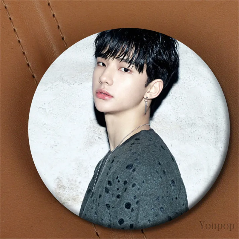 Youpop KPOP бродячий детский альбом I AM NOT StrayKids Феликс BangChan Хан I.N WOOJIN значок с фото булавки броши для одежды шляпа рюкзак