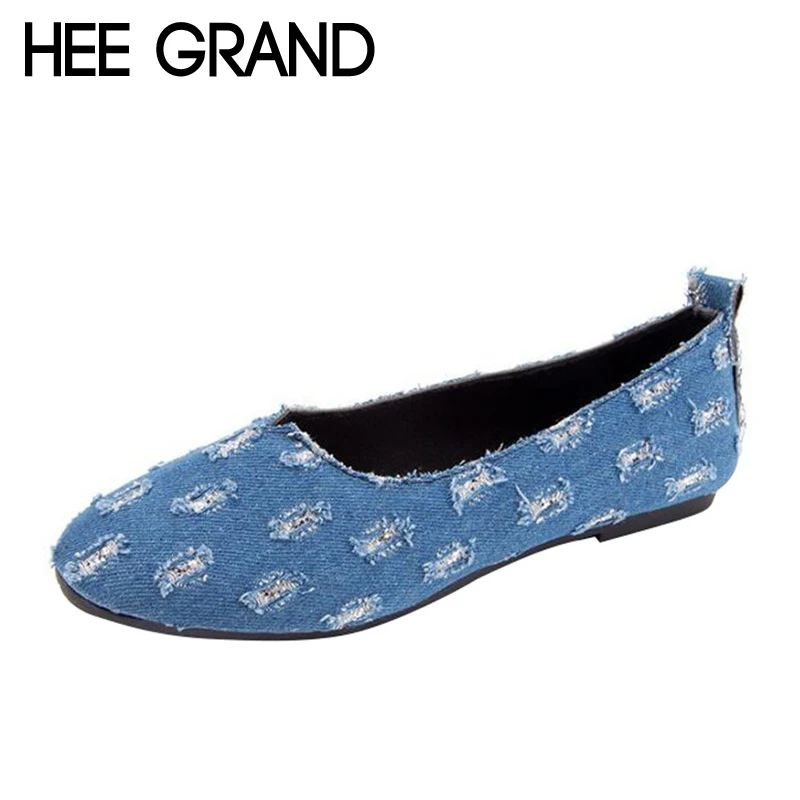 HEE GRAND/модные дизайнерские женские туфли оксфорды на плоской подошве из джинсовой