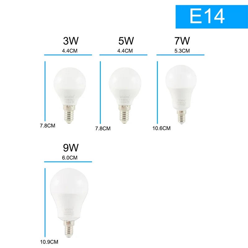 Светодиодная лампа GreenEye 2835SMD E14 3 Вт 5 7 9 220 В 240 | Лампы и освещение