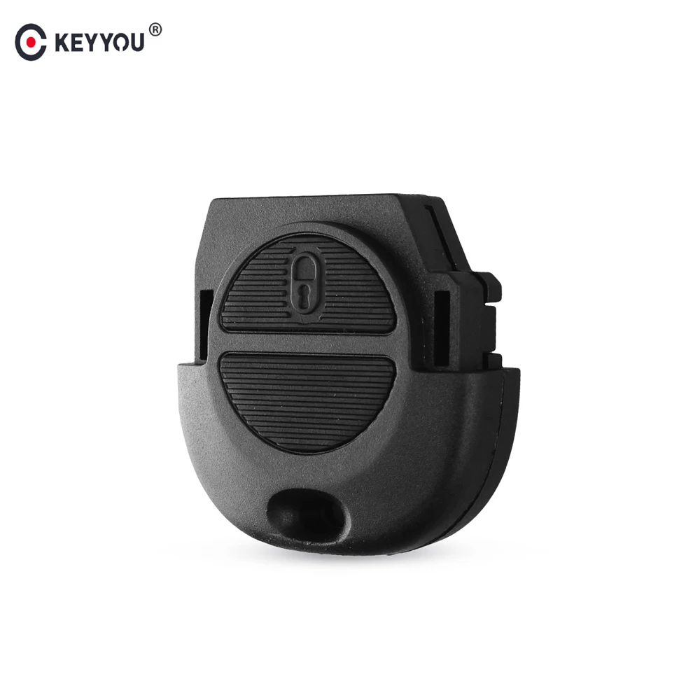 KEYYOU 2 кнопочный дистанционный флип брелок автомобильный чехол для ключей Nissan Micra