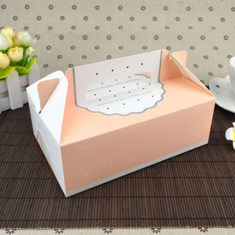 Новое прибытие Кружева шаблон розовый цвет Портативный Мусс коробки 10 шт оптом