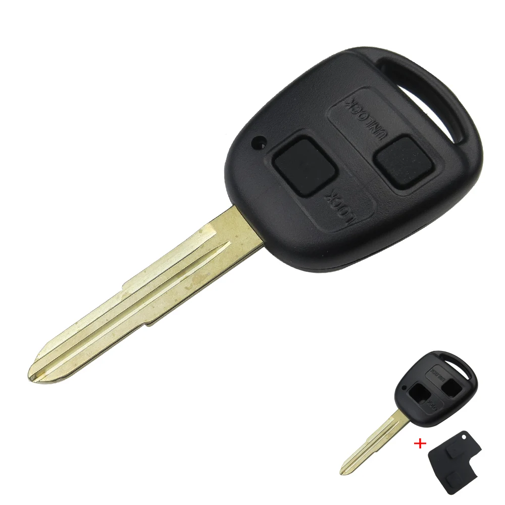Сменный Чехол для автомобильного ключа с 2 кнопками Toyota Yaris Prado Tarago Camry Corolla TOY41R