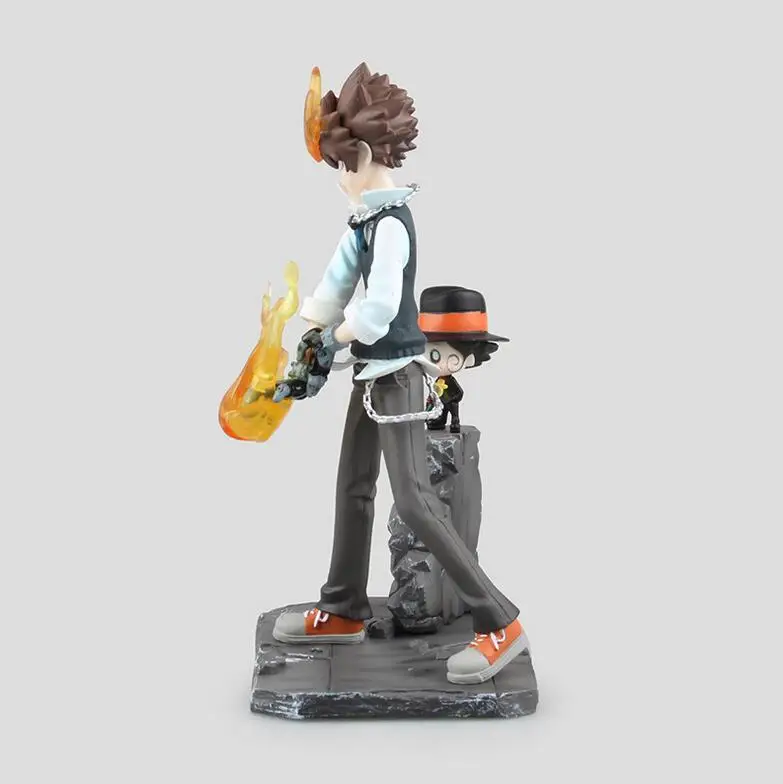 Кукла Reborn Sawada Tsuna 18 см мультяшная аниме экшн фигурка ПВХ игрушки Коллекционные