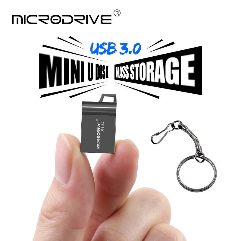 Мини металлический usb флеш накопитель 16 ГБ 32 USB 3 0 супер маленький 64 Гб 128 память