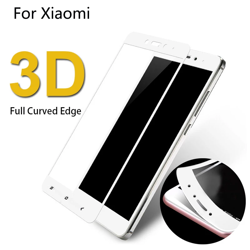 3D мягкий край Полное покрытие протектор экрана для Xiaomi 5X 5s 6 закаленное стекло