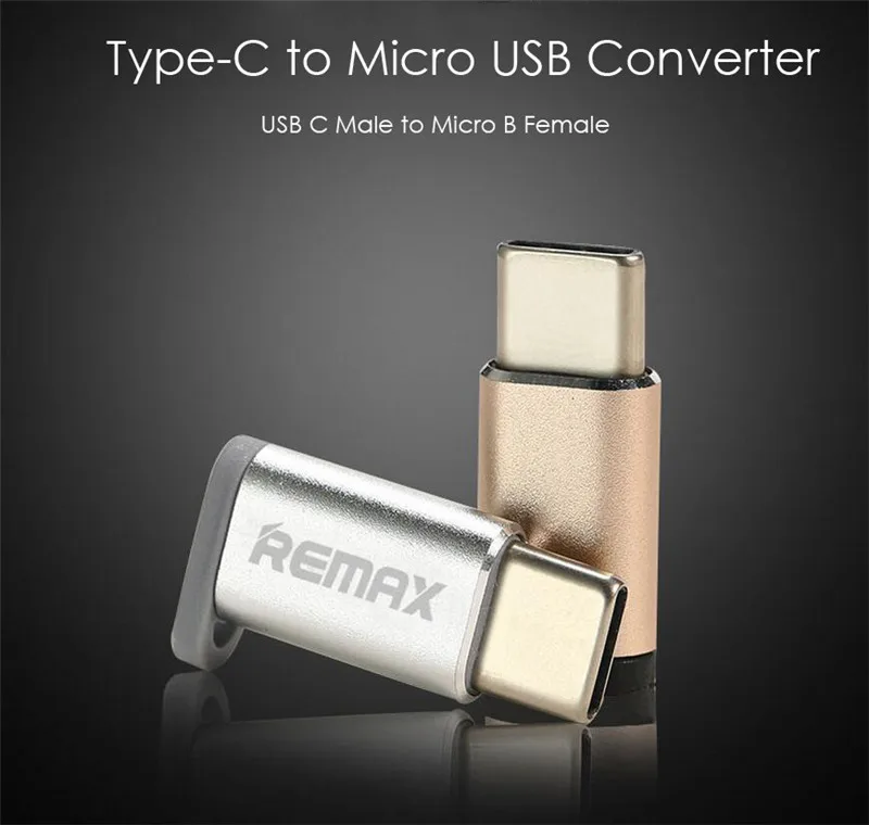 Remax USB 3,1 type-C мужской разъем для Micro USB 2,0 5Pin Женский адаптер для передачи данных конвертер usb type C адаптер для Nokia N1 Nexus 3