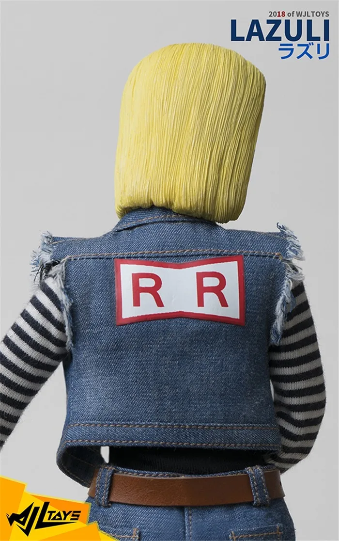 WjlToys TY-007 1/6 масштаб 1:6 Dragon Ball Android 18 лазурит ПВХ Косплей Аниме Наруто ПВХ 12 дюймов Женская фигурка Подвижная кукла