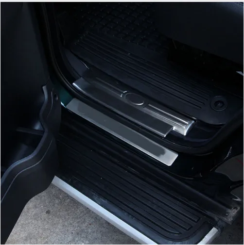 

Stainless Steel Inside Door Sill Scuff Plates Cover Trim For Land Rover Discovery 4 2010-2016 Car Accessories