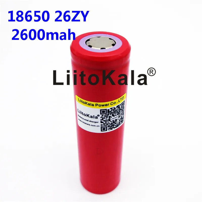 Новинка 100% оригинальный LiitoKala для Sanyo 18650 2600 мАч литий ионная аккумуляторная