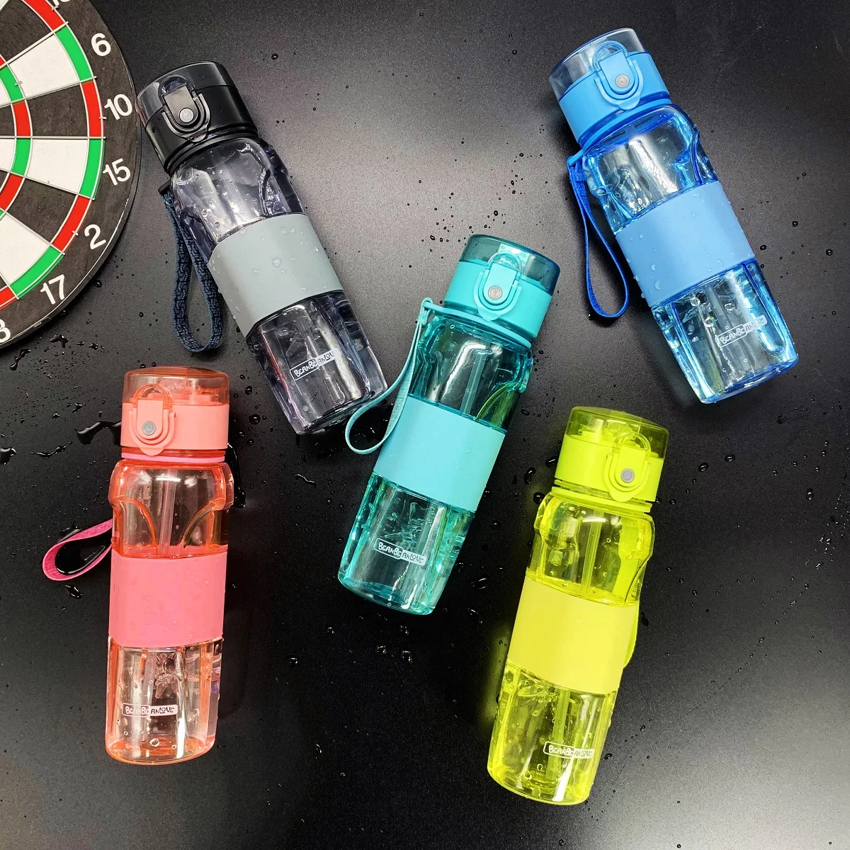 Новинка портативные чашки для фитнеса 500 мл с тепловой обесцвечивающей