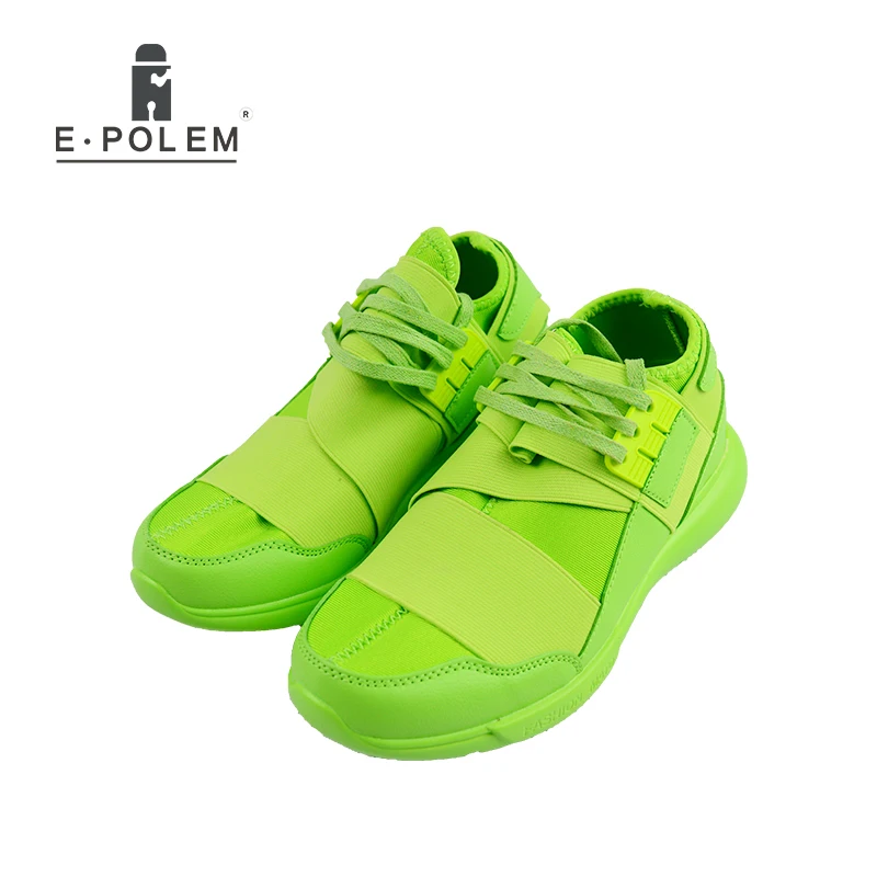 2017 летние мужские модные повседневные туфли брендовые на шнуровке зеленые