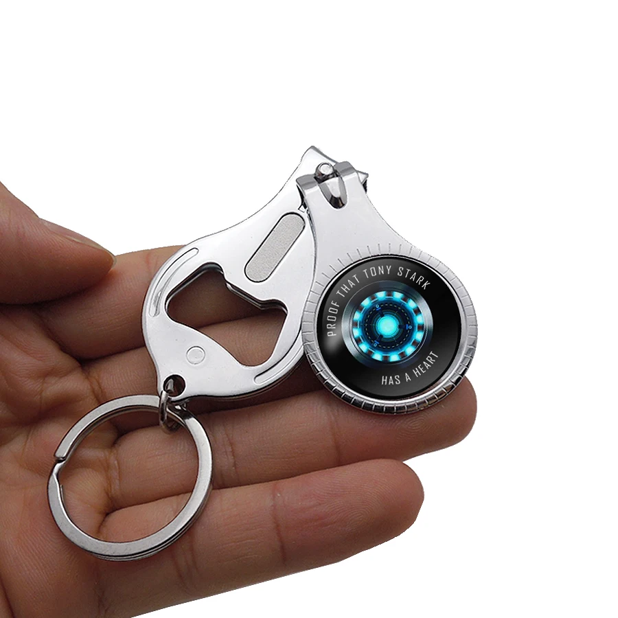 Многофункциональная машинка для стрижки ногтей Железный человек открывалка