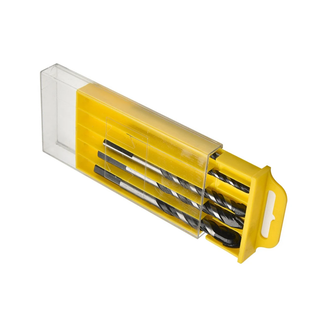 

5Pcs /set Triangle Shank Drill Multifunctional Ceramic Glass Hole Wall Cobalt Twist Spiral Bit Tile Concrete Drill Bit Tool