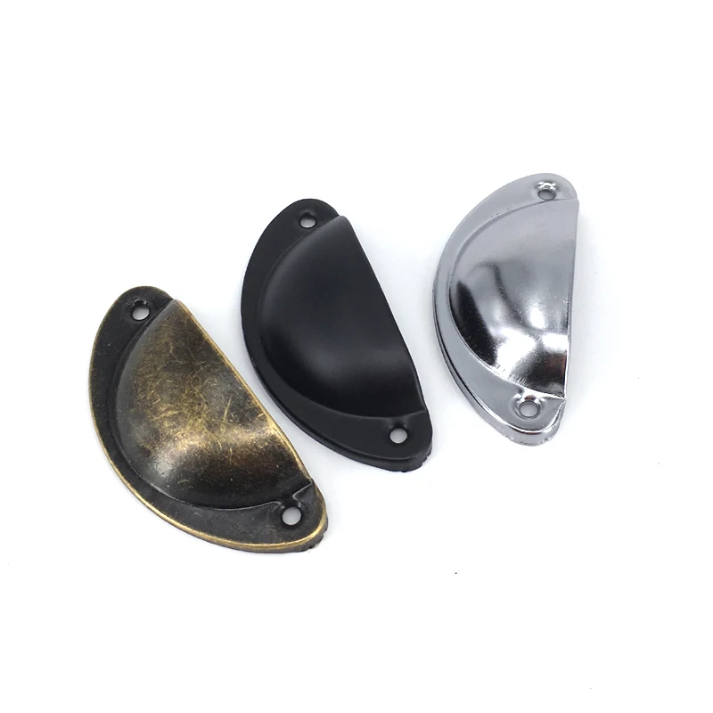 Винтажная металлическая кухонная дверная ручка для шкафа ящика мебельная чашка