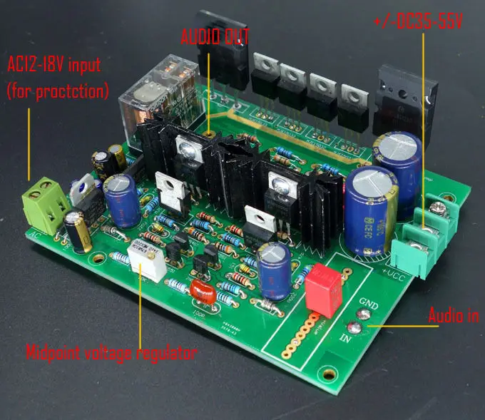 

Assembled No feedback amplifier board base on DARTZEEL amp (2 board)