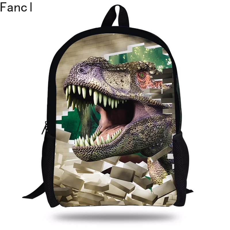 2019 Новый 16 дюймовый Модный милый рюкзак с животными для школы детский динозавром