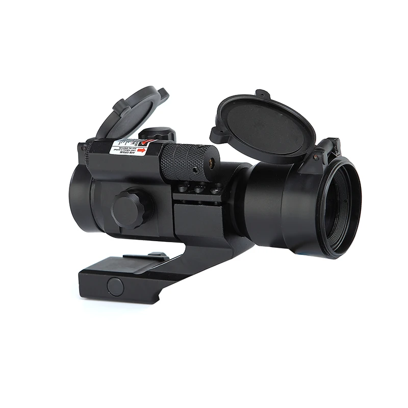Hunting Riflescope Telescopic Illuminated Red Green Dot Rifel Scope Sight 20mm Rail Mount Laser collimator | Спорт и развлечения