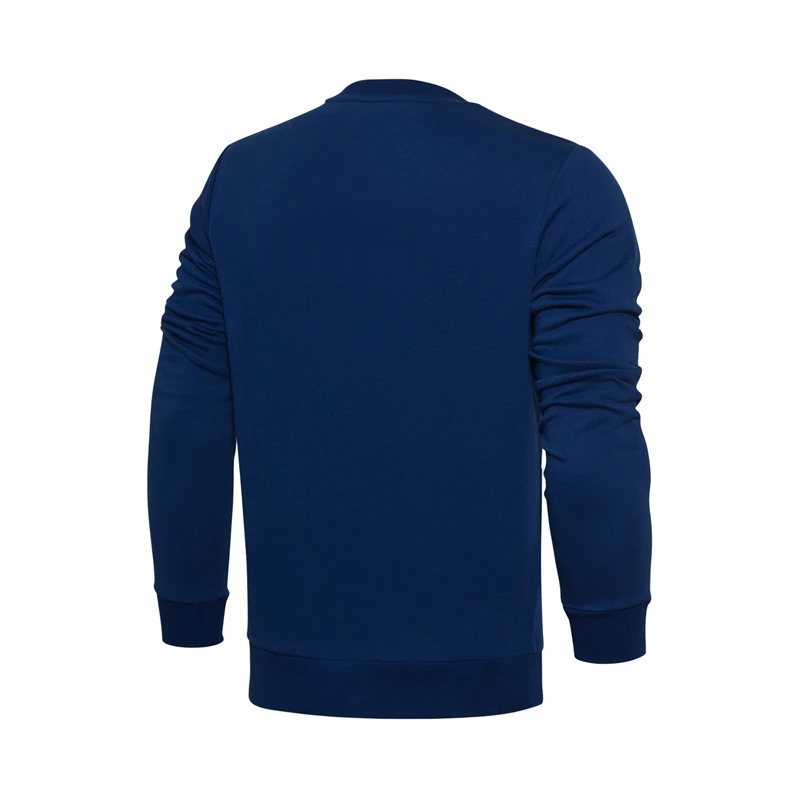 Li Ning Мужской трикотажный топ свитера 15% хлопок 85% полиэстер куртка комфортная