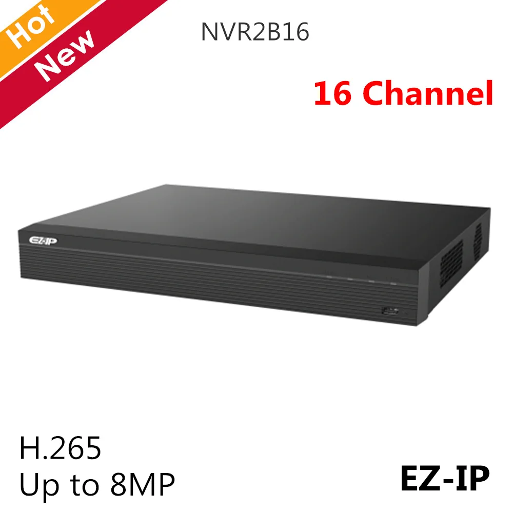 Новый сетевой видеорегистратор Dahua EZ IP 16CH NVR 1U H.265 16 каналов H.264 + разрешение до 8 Мп