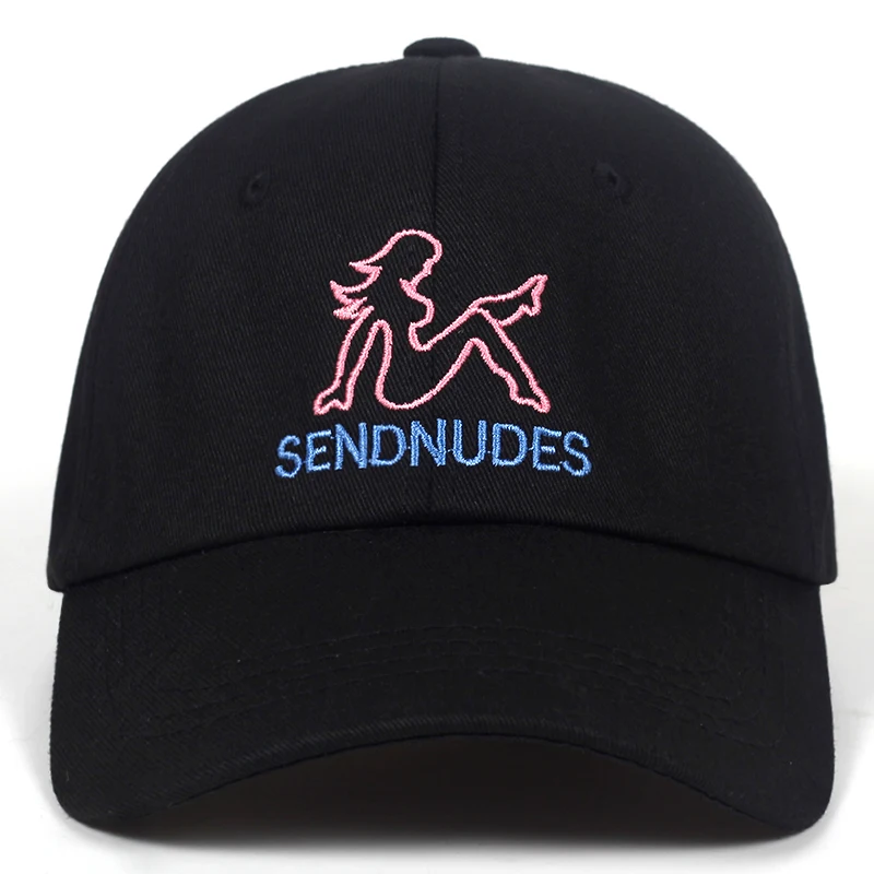 Новинка 2019 шапка с вышивкой SENDNUDES Снэпбэк Кепка хлопковая бейсболка для мужчин и
