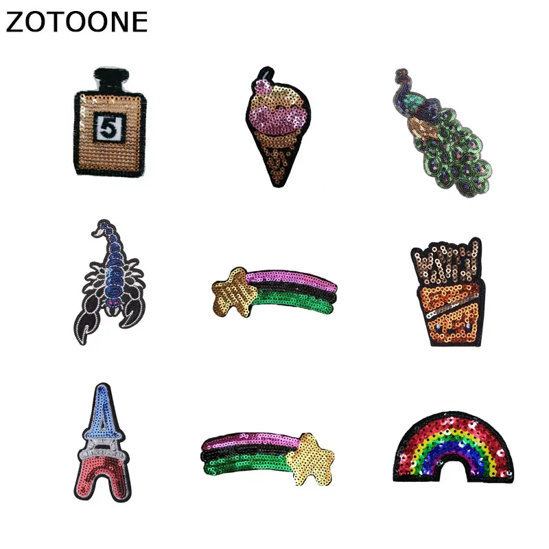 Парфюмерные нашивки ZOTOONE искусственная Корона Термотрансферная аппликация
