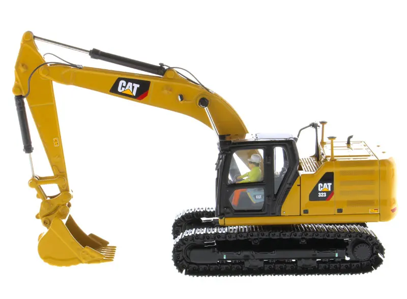 DM 1:50 гусеница Cat 323 гидравлический экскаватор машинное оборудование 85571 литая модель для сбора, украшения