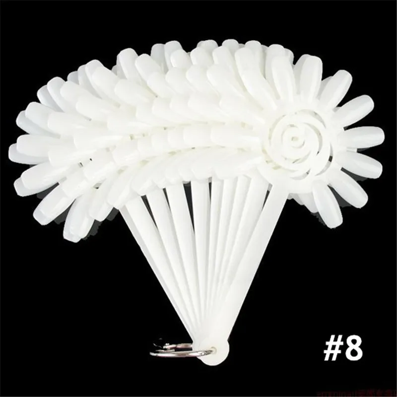 Цветные маникюрные карты инструменты для демонстрации ногтей прозрачные белые