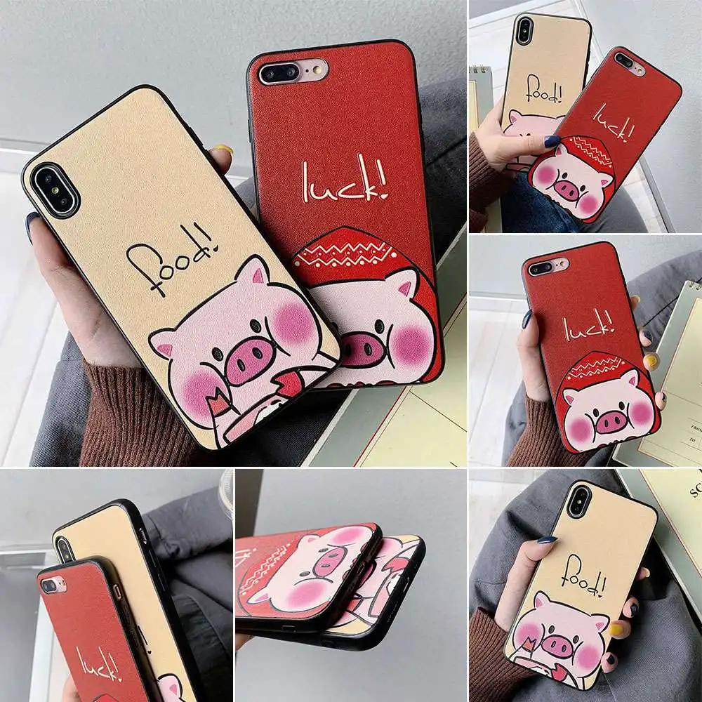 Мягкий чехол для iPhone 7 8 Plus X Xs XR Max милый силиконовый 6 6S 6s с рисунком
