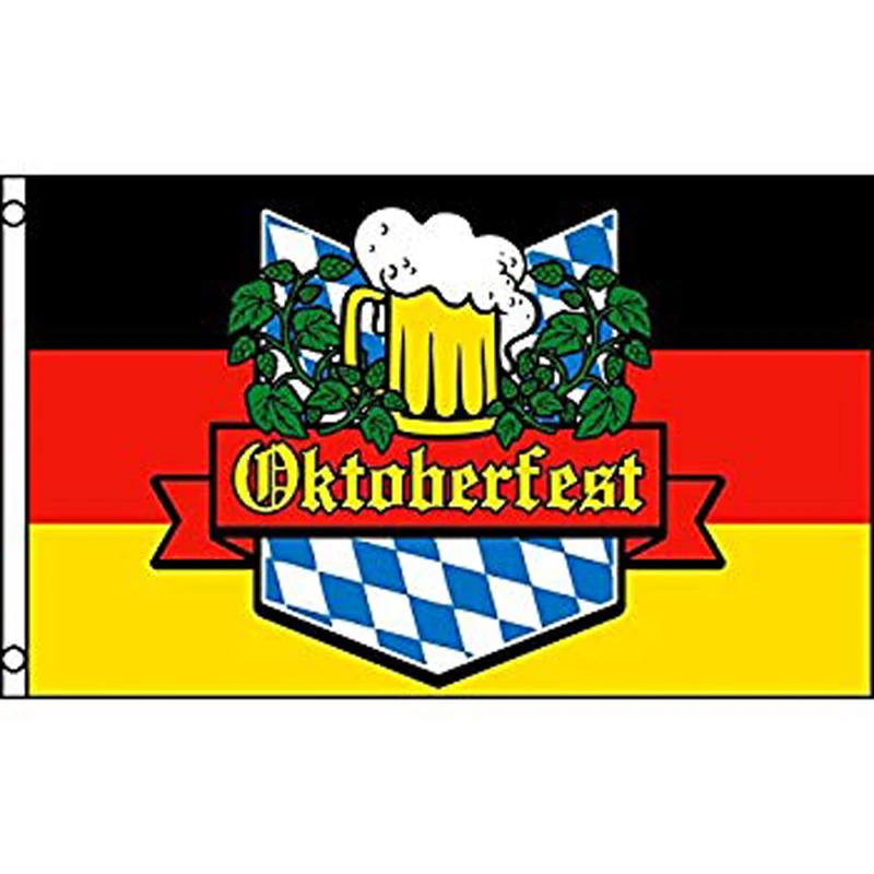 Флаг OKTOBERFEST 3x5 футов 150x90 см баннер 100D полиэстер флаг латунные люверсы 015 |flag white|flag