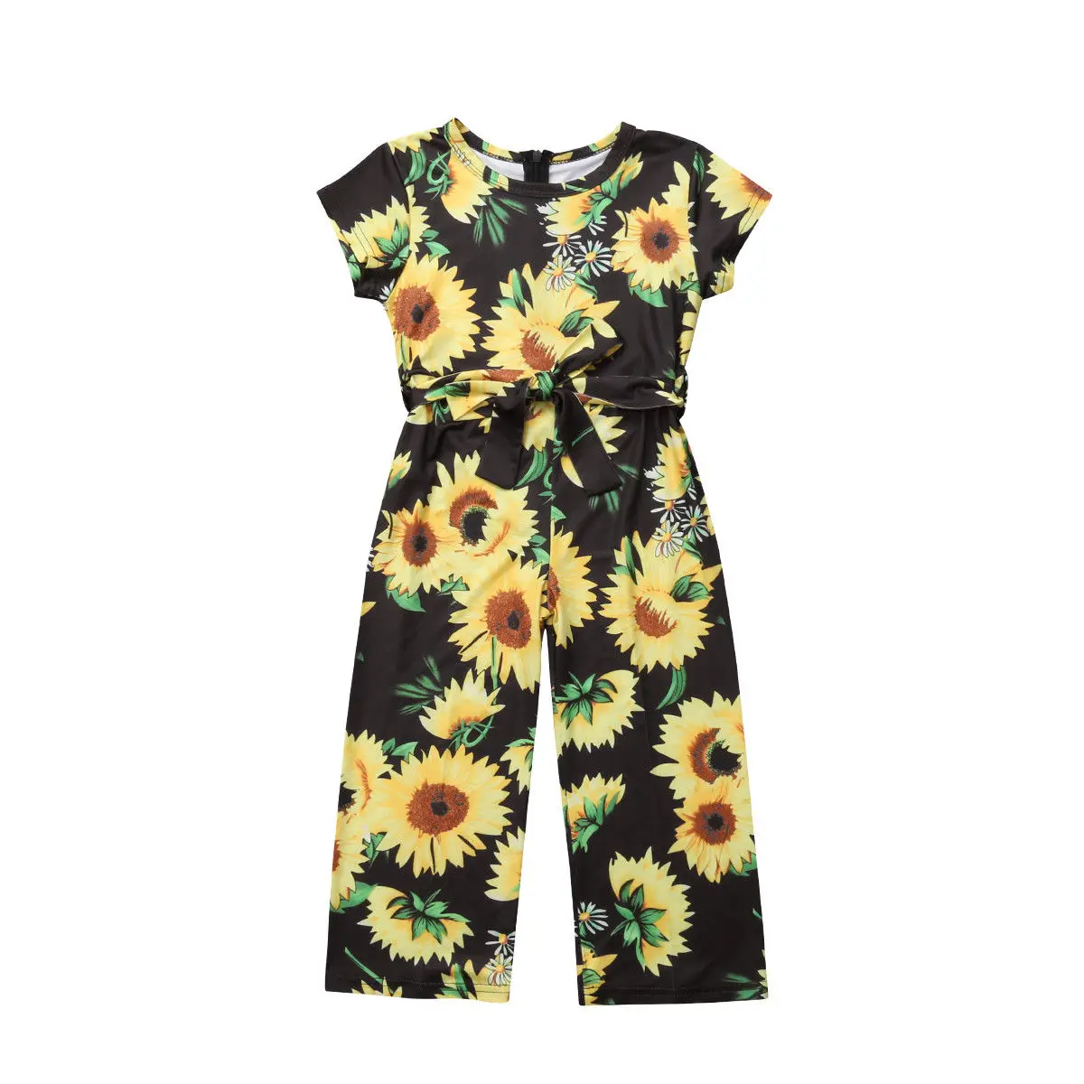 2018 брендовый наряд принцессы для маленьких девочек без рукавов Цветочный