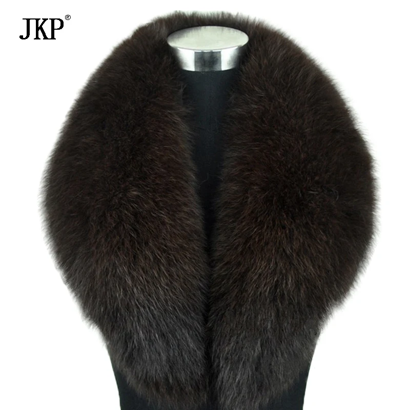 Зимний женский воротник из натурального Лисьего меха шапка лисы меховой 80-100 см