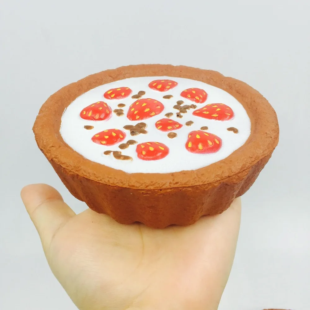 Новинка Kawaii 12 см клубничный шоколад блинчик Сжимаемый супер медленно