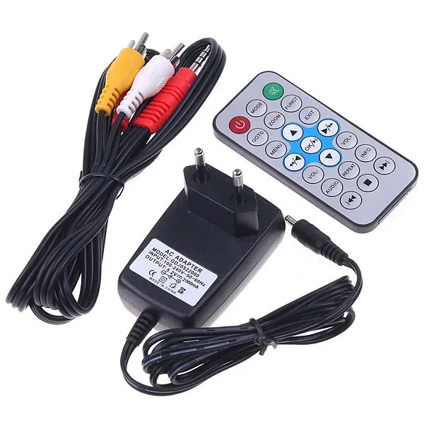 Мультимедиа HD 1080 P мини Media Player HDMI CVBS YPbPr Выход MKV/RM/RMVB H.264 плеер Поддержка USB диск