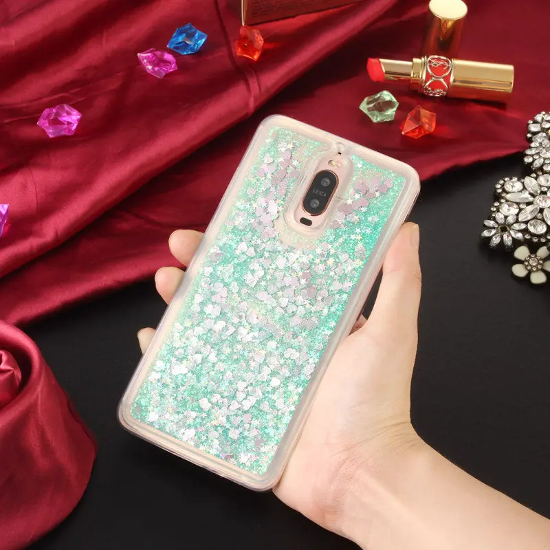 Для Huawei Mate 10 Pro чехол силиконовый динамический жидкий зыбучий песок мягкий ТПУ