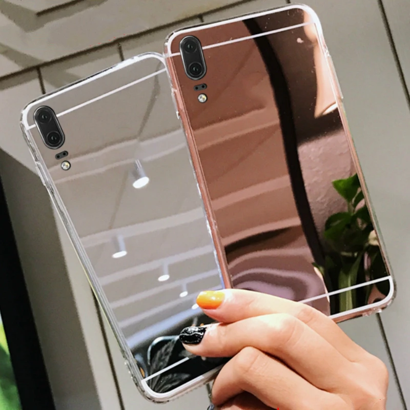 Чехол с зеркальным эффектом для huawei P20 Mate20 Lite10 Lite чехол для Honor 8X 8C Pro 9i 8 Lite Nova 3 3i 2i P Smart мягкий чехол из ТПУ