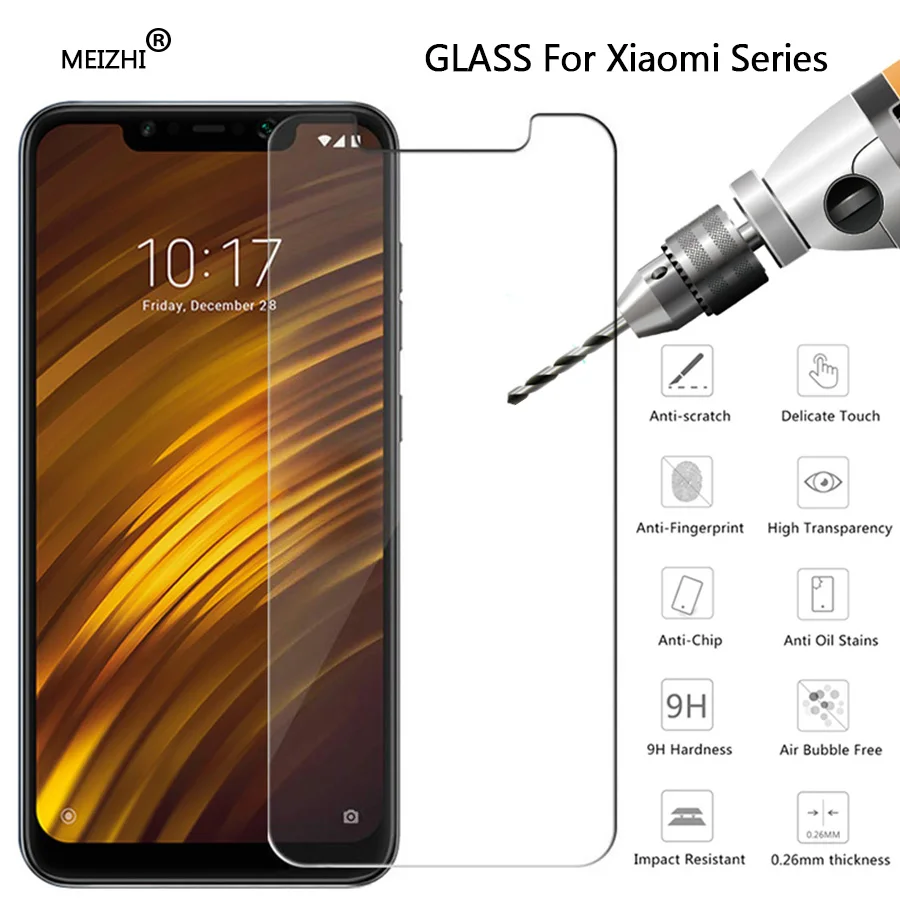 2.5d Закаленное стекло для xiaomi pocophone F1 redmi note 4x 4a 4 5a a1 a2 Lite s2 6a 6 pro Защитная пленка ksiomi |