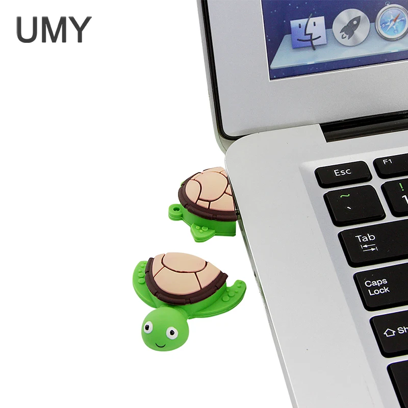USB-флеш-накопитель UMY в виде черепахи 8 ГБ 100% оригинальная USB-флешка 2 0 | Компьютеры