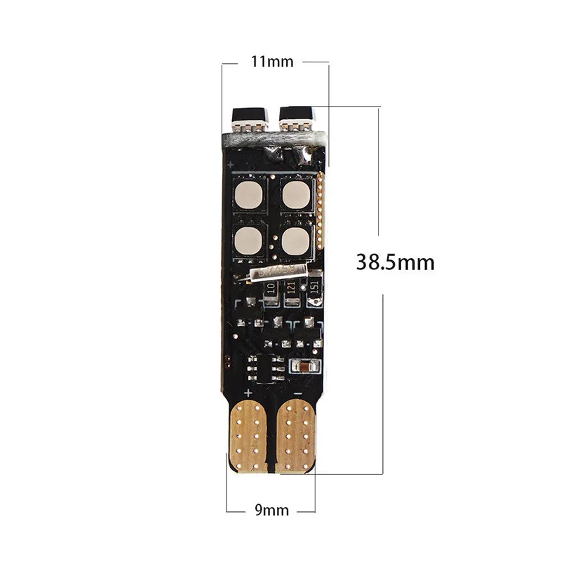 Новый RGB Led T10/ W5W/194 10smd габаритные огни красочные Многомодовые автомобильные лампы